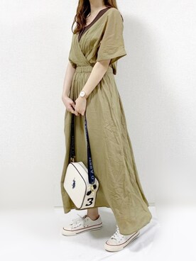 TOMOさん（レディース・154cm）の春コーディネート