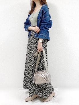 「coen」｜「アイテム（その他シューズ）」を使った、TOMOさん（レディース・154cm）の春コーディネート