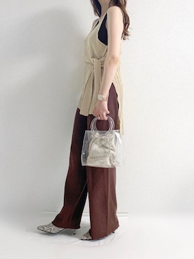 TOMOさん（レディース・154cm）の春コーディネート