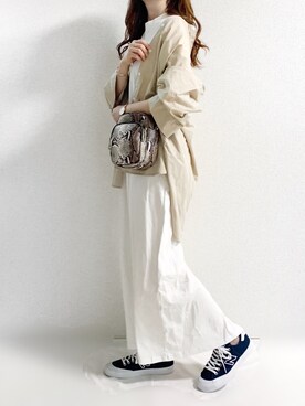 「coen」｜TOMOさん（レディース・154cm）の夏コーディネート