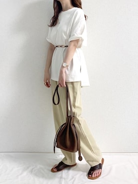 TOMOさん(レディース・154cm)の夏コーディネート