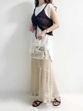 TOMOさん（レディース・154cm）の夏コーディネート