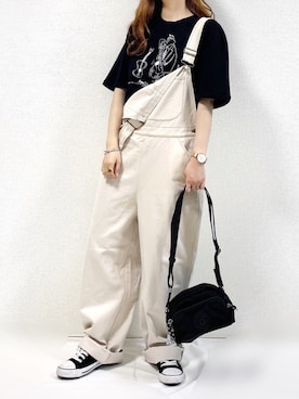 「BARCEDOS（バルセドス）のアイテム」を使った、TOMOさん（レディース・154cm）の夏コーディネート