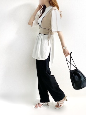 TOMOさん（レディース・154cm）の夏コーディネート