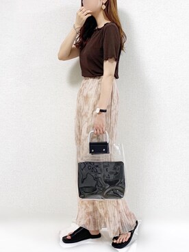 「Alto（アルト）のアイテム」を使った、TOMOさん（レディース・154cm）の夏コーディネート