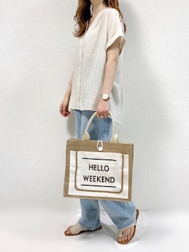 「Alto（アルト）のアイテム」を使った、TOMOさん（レディース・154cm）の夏コーディネート