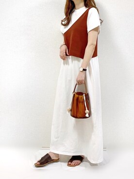 TOMOさん（レディース・154cm）の夏コーディネート