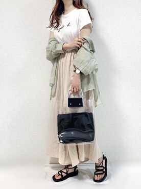 TOMOさん（レディース・154cm）の夏コーディネート