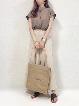 TOMOさん(レディース・154cm)の夏コーディネート