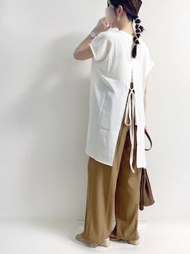 「Alto（アルト）のアイテム」を使った、TOMOさん（レディース・154cm）の夏コーディネート