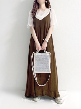 「Alto（アルト）のアイテム」を使った、TOMOさん（レディース・154cm）の夏コーディネート