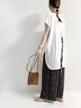 「Alto（アルト）のアイテム」を使った、TOMOさん（レディース・154cm）の夏コーディネート