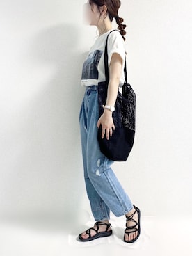 「Alto（アルト）のアイテム」を使った、TOMOさん（レディース・154cm）の夏コーディネート