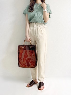 「Alto（アルト）のアイテム」を使った、TOMOさん（レディース・154cm）の夏コーディネート