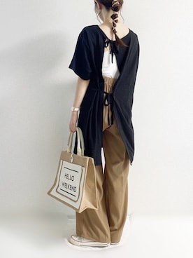 「Alto（アルト）のアイテム」を使った、TOMOさん（レディース・154cm）の夏コーディネート