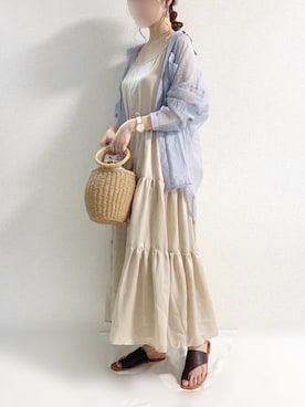 TOMOさん（レディース・154cm）の夏コーディネート