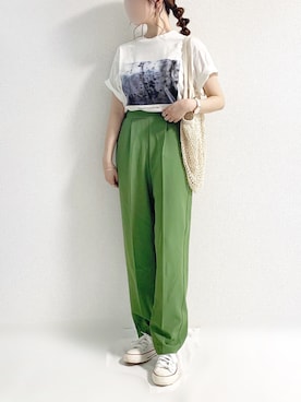 「Alto（アルト）のアイテム」を使った、TOMOさん（レディース・154cm）の夏コーディネート