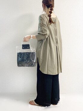 「Alto（アルト）のアイテム」を使った、TOMOさん（レディース・154cm）の夏コーディネート