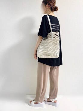 TOMOさん（レディース・154cm）の夏コーディネート