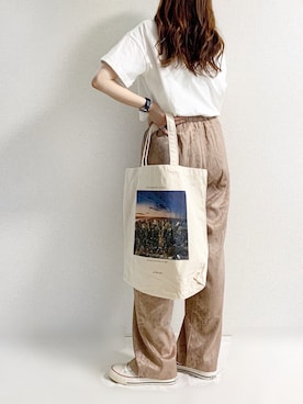 「WACHO（ワチョ）のアイテム」を使った、TOMOさん（レディース・154cm）の秋コーディネート