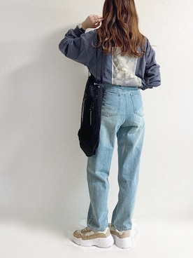 「tiptop」｜「アイテム（アナログ腕時計）」を使った、TOMOさん（レディース・154cm）の秋コーディネート