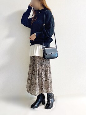 「Alto（アルト）のアイテム」を使った、TOMOさん（レディース・154cm）の秋コーディネート