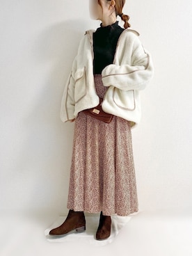 「ORiental TRaffic(ORiental TRaffic)」｜「アイテム（ブルゾン）」を使った、TOMOさん（レディース・154cm）の秋コーディネート