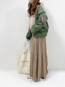 「Kii（キー）のアイテム」を使った、TOMOさん（レディース・154cm）の秋コーディネート