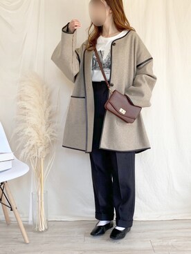 「tiptop」｜TOMOさん（レディース・154cm）の秋コーディネート