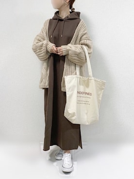 「Kii（キー）のアイテム」を使った、TOMOさん（レディース・154cm）の秋コーディネート