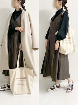 「Alto（アルト）のアイテム」を使った、TOMOさん（レディース・154cm）の秋コーディネート