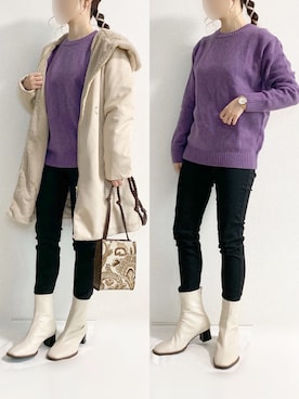 「Alto（アルト）のアイテム」を使った、TOMOさん（レディース・154cm）の秋コーディネート