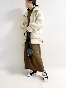 TOMOさん(レディース・154cm)の冬コーディネート