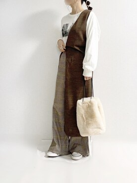 TOMOさん（レディース・154cm）の冬コーディネート