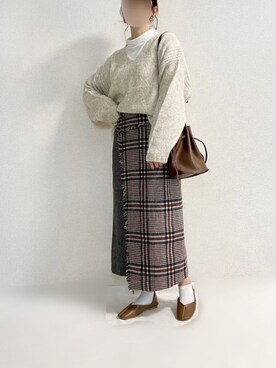 TOMOさん（レディース・154cm）の冬コーディネート