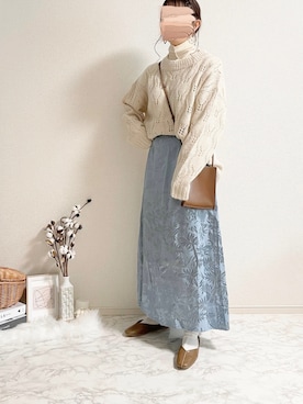 「CLEA（クレア）のアイテム」を使った、TOMOさん（レディース・154cm）の冬コーディネート