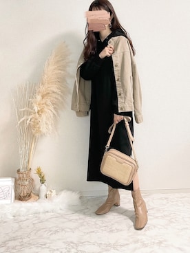 TOMOさん（レディース・154cm）の春コーディネート