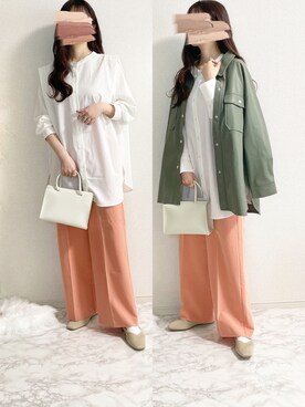 「RECTANGLE」｜TOMOさん（レディース・154cm）の春コーディネート