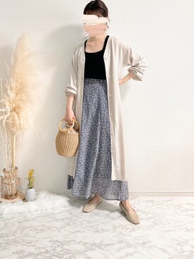 TOMOさん（レディース・154cm）の春コーディネート