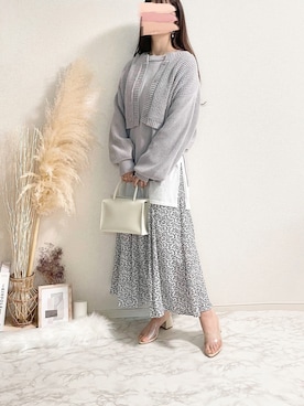 TOMOさん（レディース・154cm）の春コーディネート