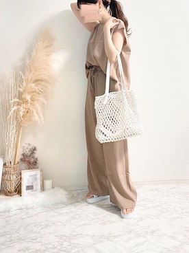 TOMOさん（レディース・154cm）の春コーディネート