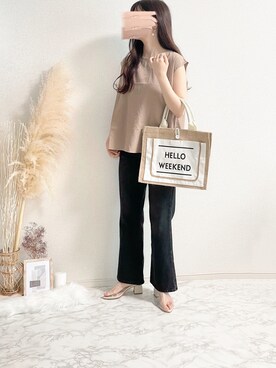 「tiptop」｜TOMOさん（レディース・154cm）の春コーディネート