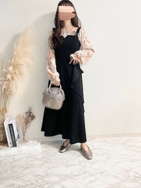 「shopnikoniko」｜TOMOさん（レディース・154cm）の春コーディネート