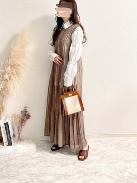 TOMOさん（レディース・154cm）の春コーディネート