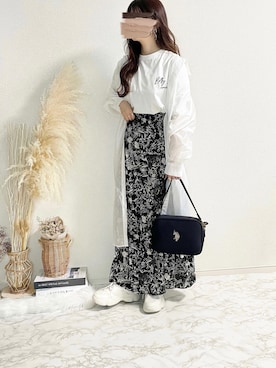 TOMOさん（レディース・154cm）の春コーディネート