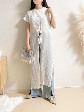 TOMOさん（レディース・154cm）の春コーディネート