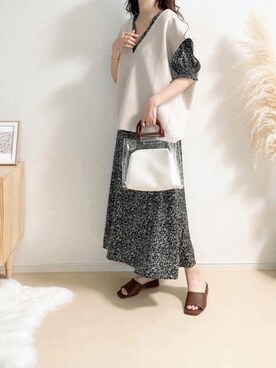 TOMOさん（レディース・154cm）の春コーディネート