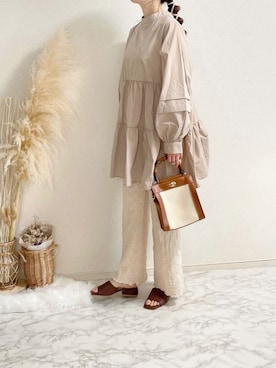 TOMOさん（レディース・154cm）の春コーディネート