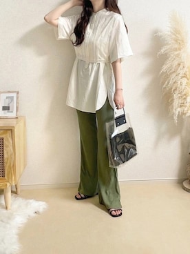 TOMOさん（レディース・154cm）の春コーディネート