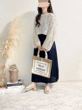 TOMOさん（レディース・154cm）の春コーディネート